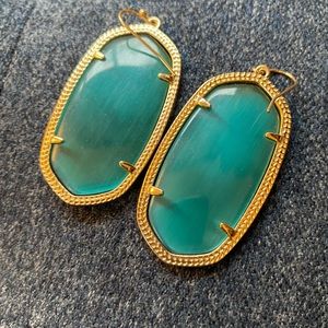 Kendra Scott Jade Green Elle Earrings